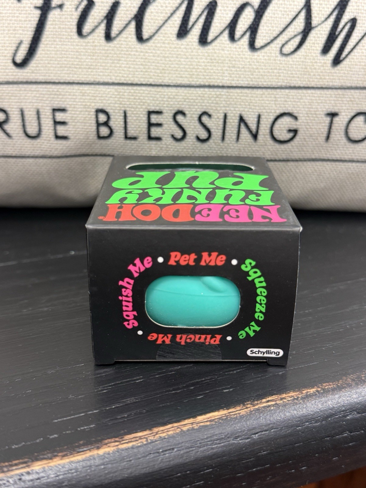 NIB Sealed Needoh Funky Pup Teal – Squishy Stress Relief Toy Schylling