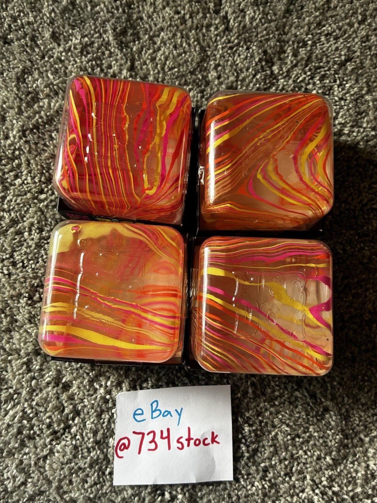 NeeDoh Nice Berg Swirl – ORANGE YELLOW PINK SWIRL NEW AUTHENTIC ✅