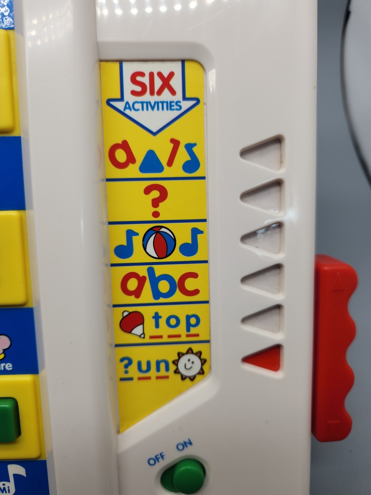 VINTAGE Vtech Talking Little Smart Alphabet Desk Tested & Works! 90s Preschool