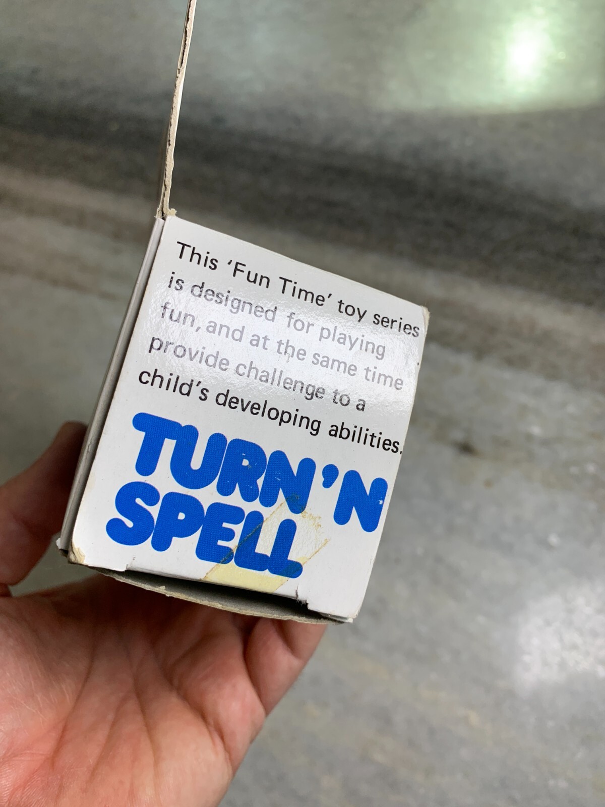 Vintage 1980s 80s Kids Kid’s Youth Spell Spelling Wheel Toy FunTime Turn n Spin