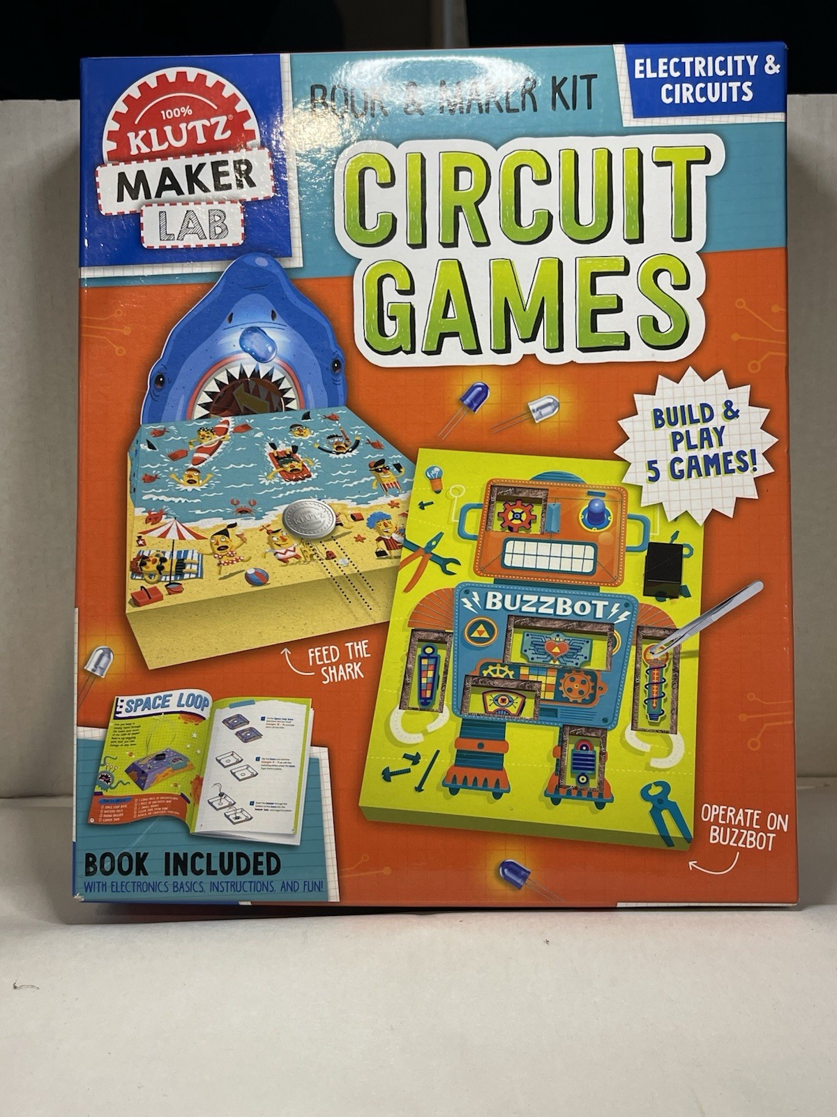 Klutz Maker Lab Book And Maker Kit Circuit Games Circuits And Electricity New