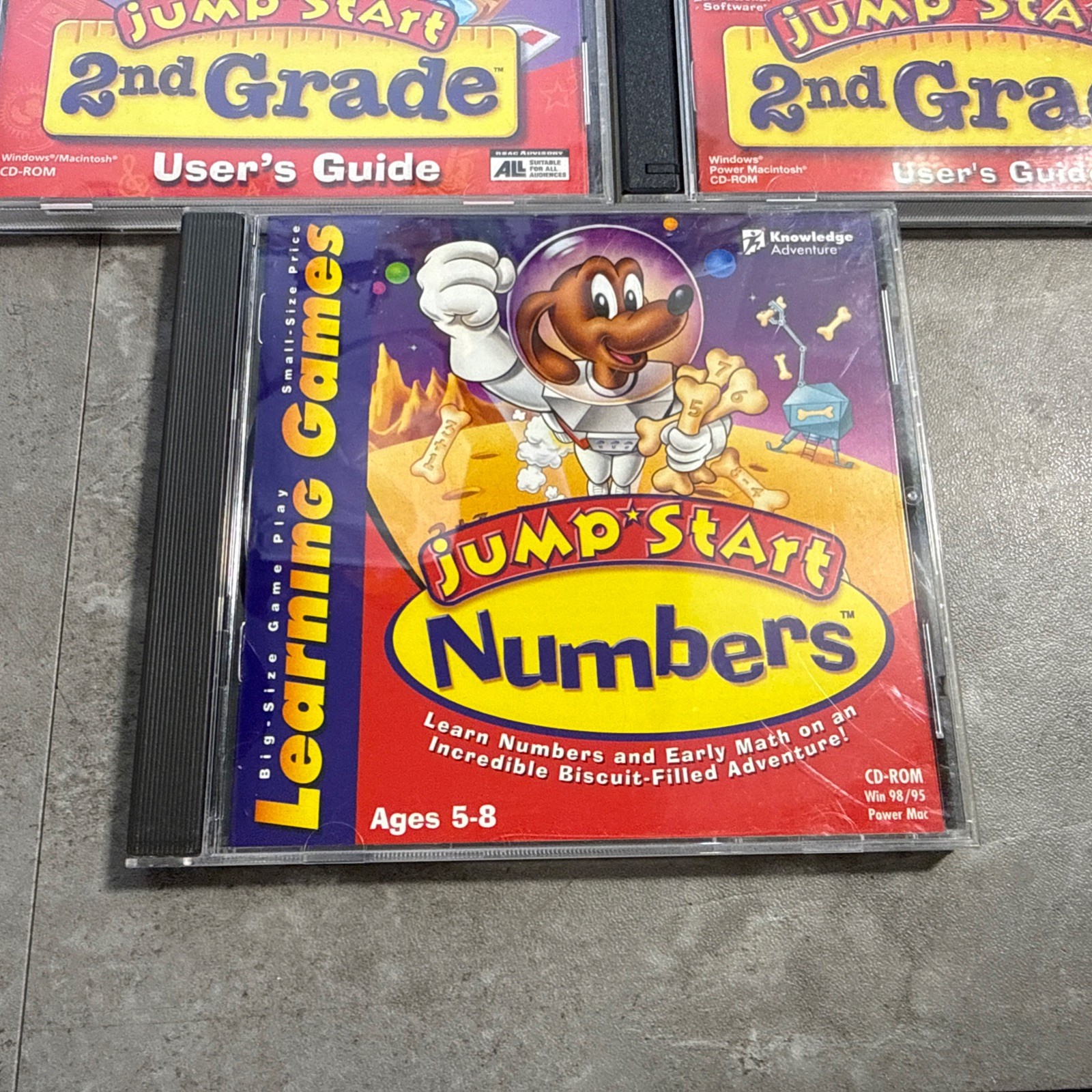 Lot Of 7 Jump Start Learning Games. Reading/Numbers 1st & 2nd Grade CD-ROM