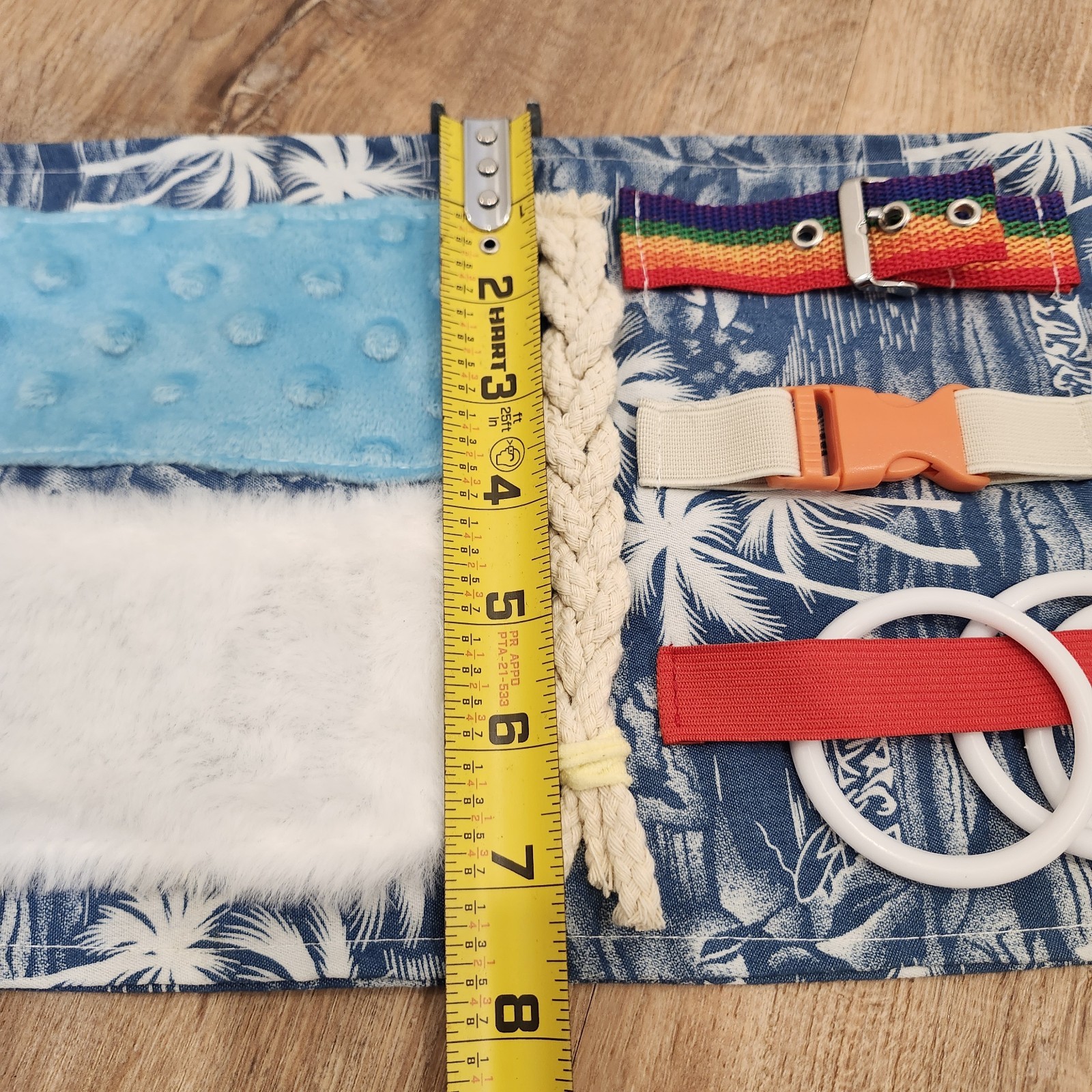Fidget Sensory Blanket Toy for Adults with Dementia/Alzheimers, Motor Skills