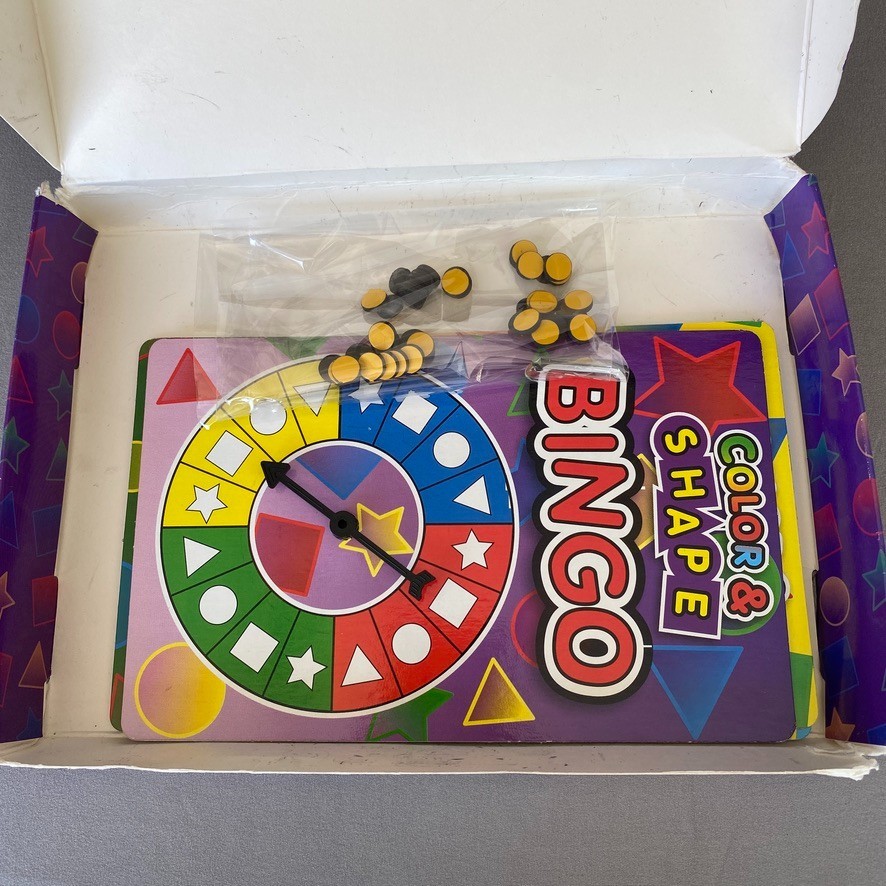 Smethport Magnetic Color & Shape Bingo Game 2007 2-4 Players Ages 4+ USA