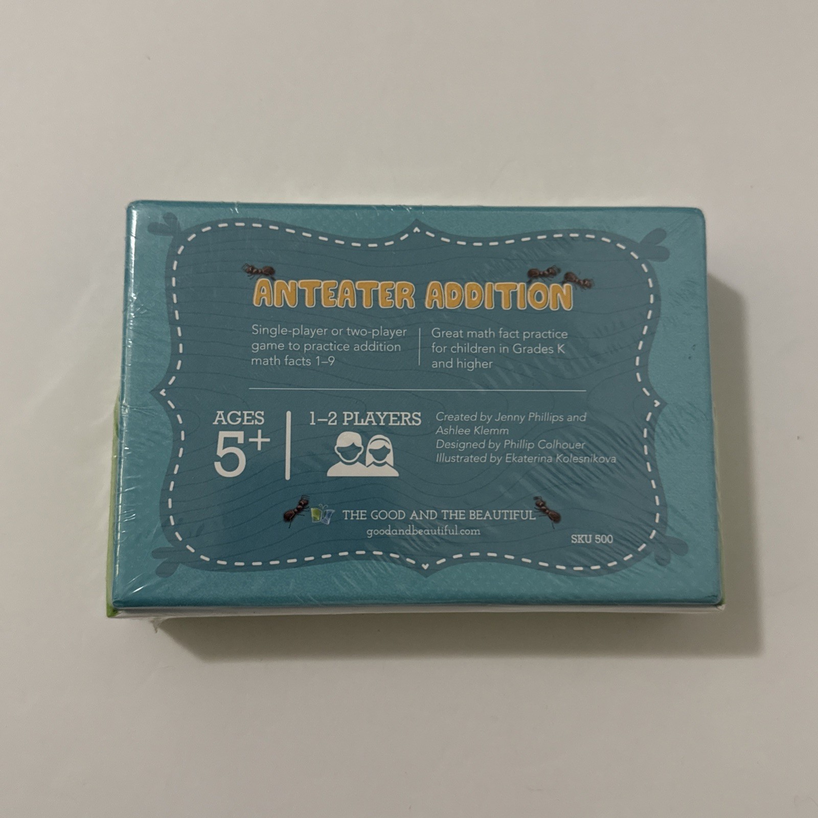 The Good and The Beautiful Anteater Addition Flash Cards Game – Sealed
