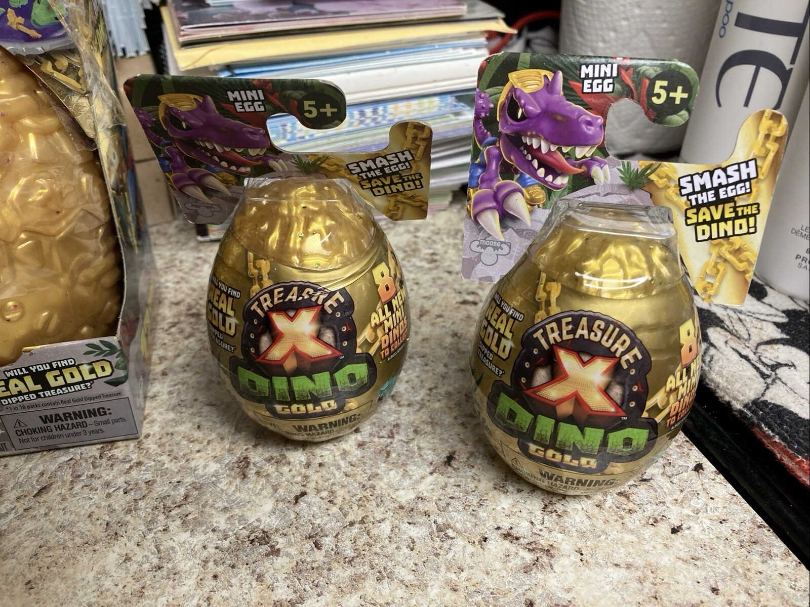 treasure x dino gold egg Plus 3 Baby Eggs Plus Gold Dig It!!! Great Gold Set!!