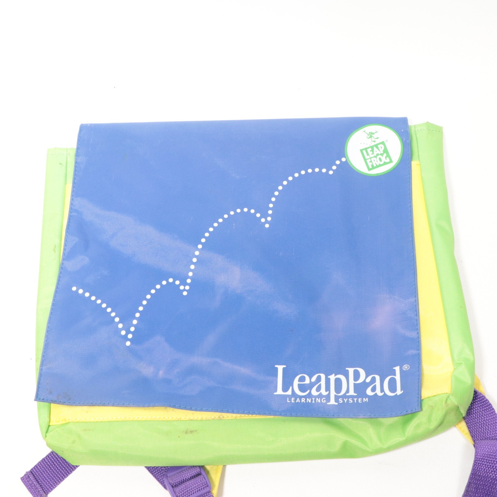 Leap Frog LeapPad Plus Writing System w/ 3 Books & Cartridges Carrying Backpack