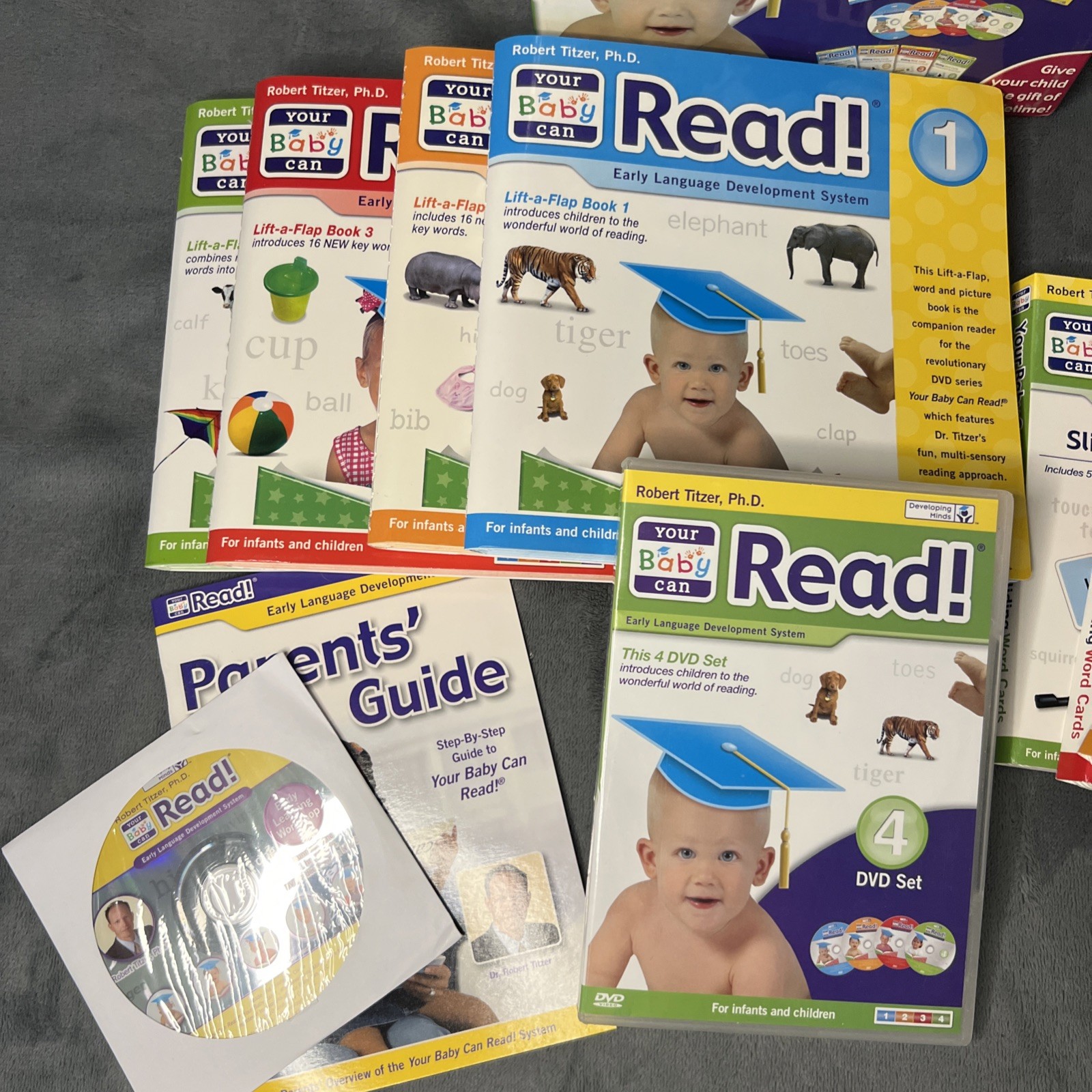 Your Baby Can Read Early Language Development System DVD Books Cards Complete