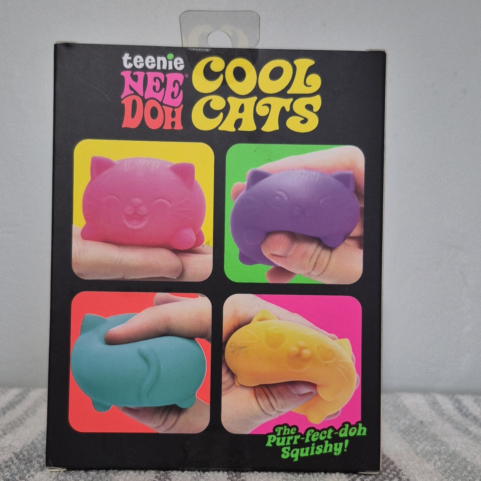 Schylling Teenie Nee Doh Cool Cats Squishy Toys Assorted Colors 25112NAB