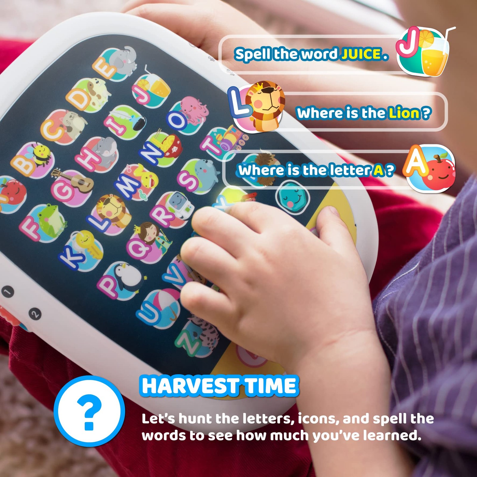 Touch & Learn – Educational Toy for Toddlers Ages 2-5 | Learn Alphabet, Words…