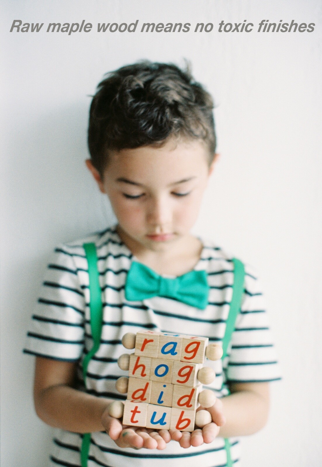 The Original Montessori Phonetic Reading Blocks, Learn to Read Educational Toy