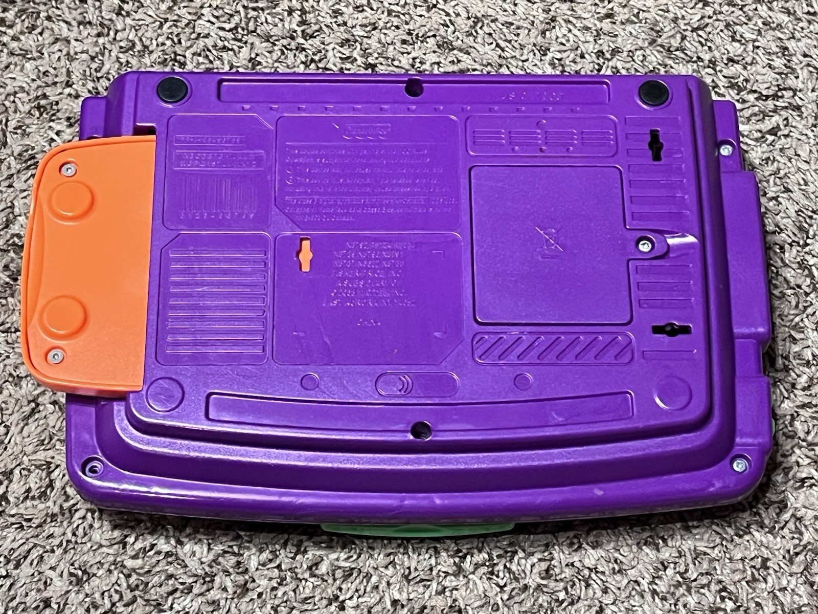 Fisher-Price 2009 Fun2learn Color Flash Laptop Purple Grey Works Great Cleaned ￼
