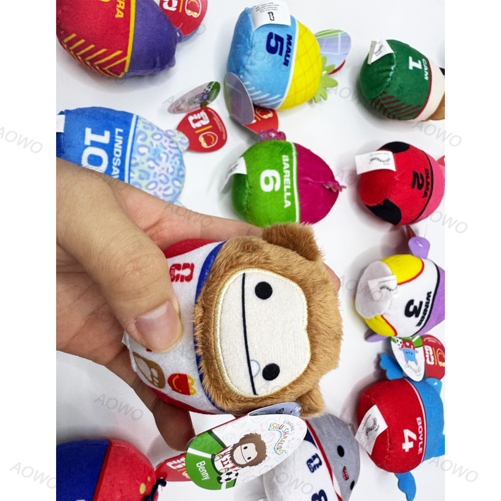 12PCS Set Mc DONALD’S Squishmallows World Cup New 2026 Happy Meal Toys