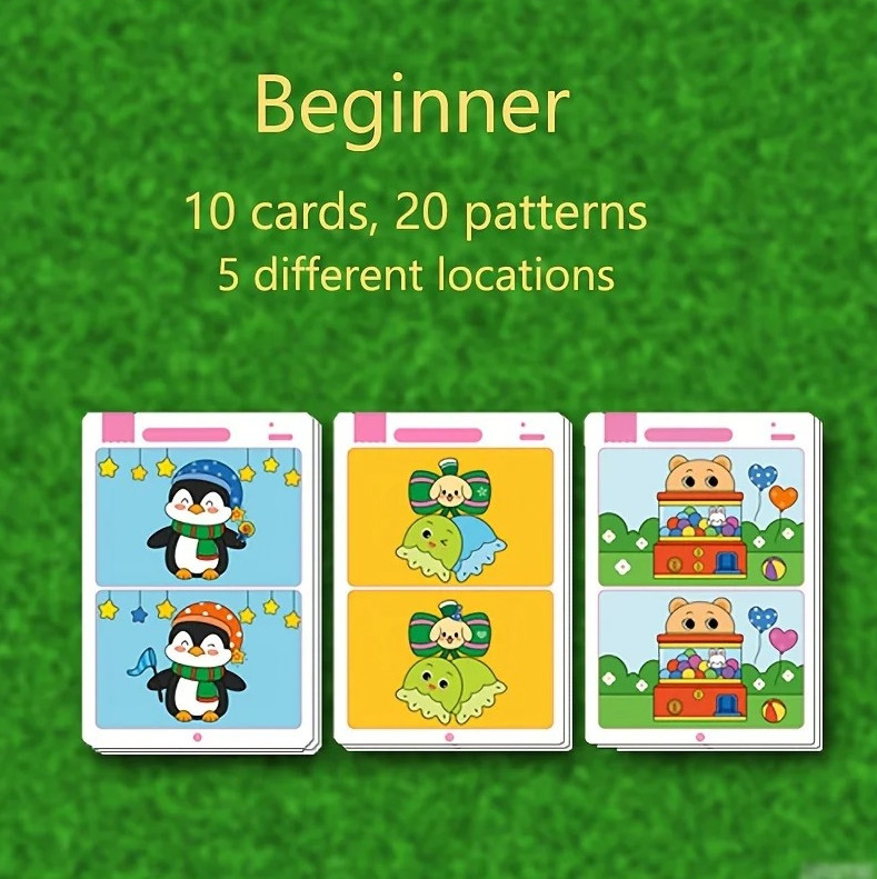 Educational Reusable Error-Finding Game for Kids – Wipe-Clean Learning Sheets