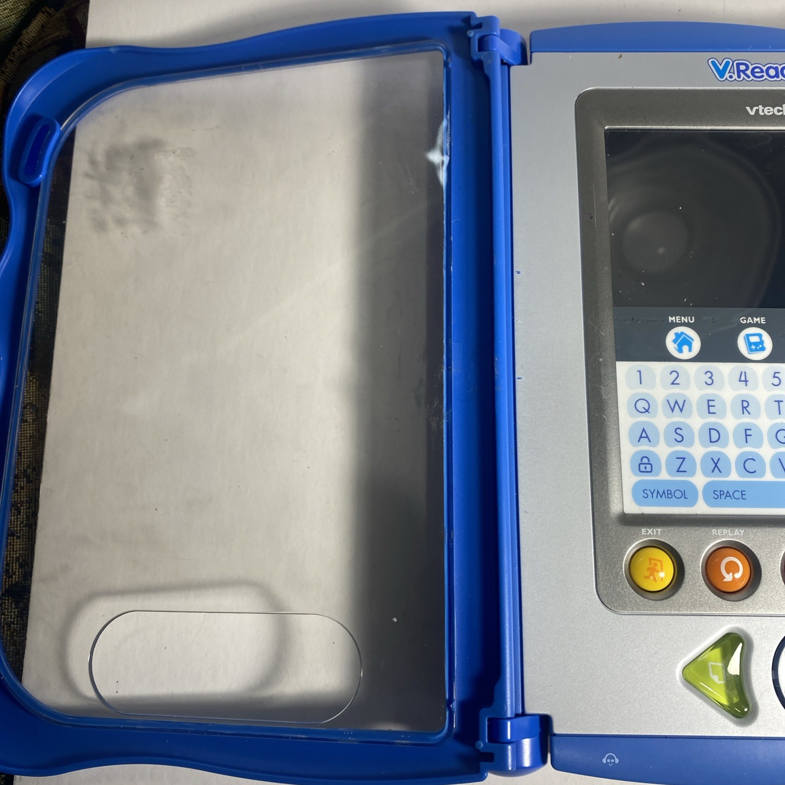 VTech V.Reader Interactive Learning System w/ Toy Story 3 Game Tested