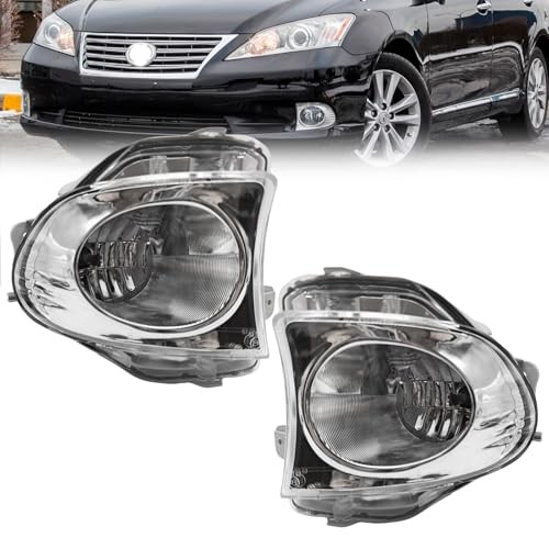 Fog Lights Replacement for 2010 2011 2012 ES240 / ES350 Front Bumper Fog Lamps