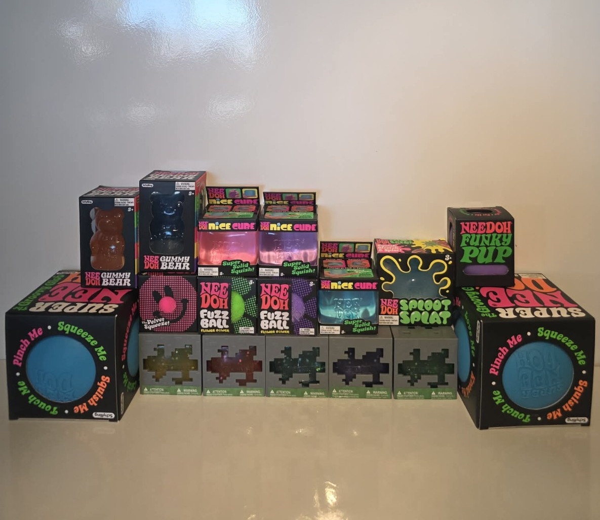NeeDoh Multicolor Sensory Squeeze Toy Assortment 3-4Y Gummy Bear+More