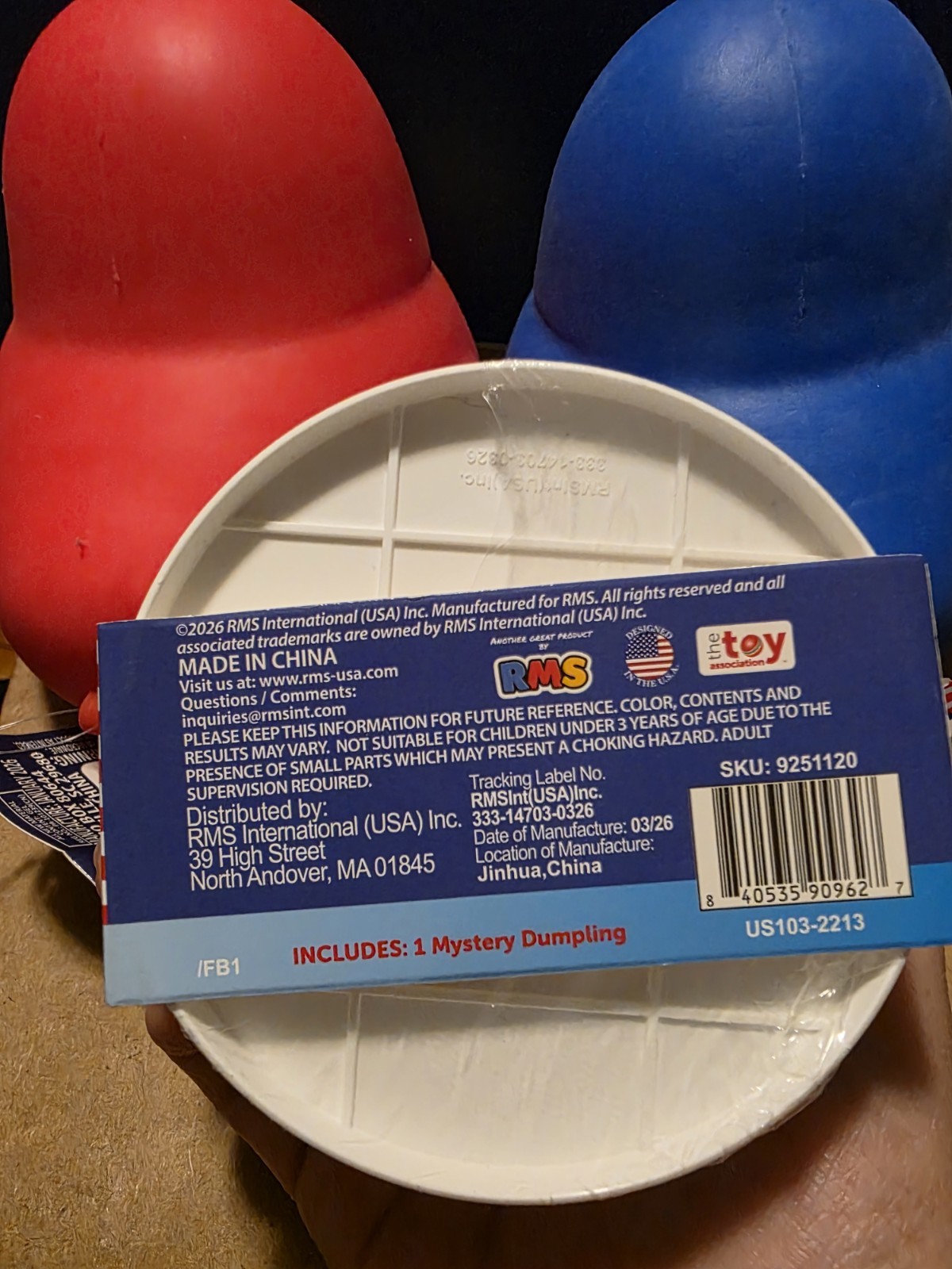 Lot Of RMS Dumpling And Sunny Days Squishy Duck Red, White And Blue ❤️🤍💙