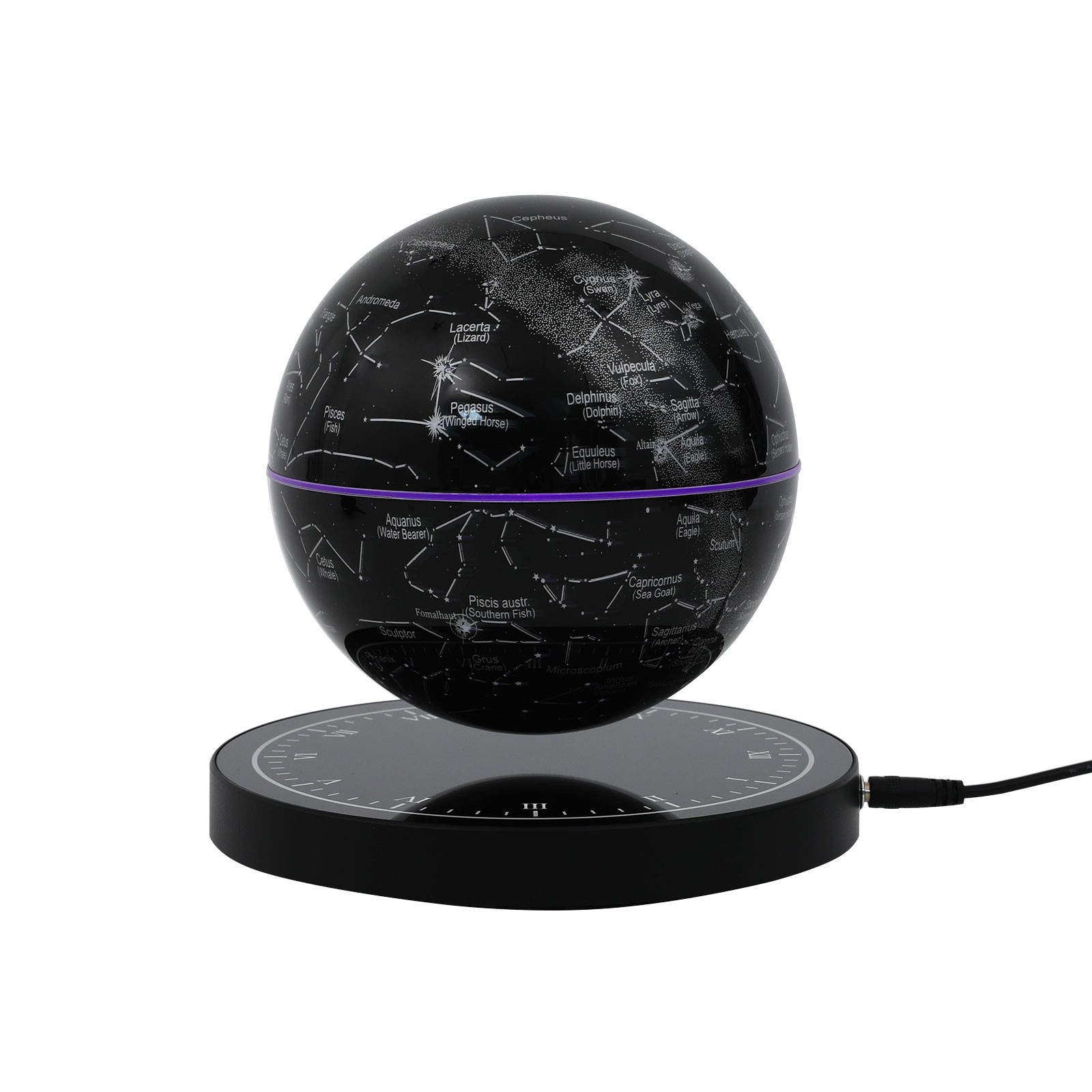 Magnetic Levitating Globe with LED Floating Globe Auto-Rotating Globe with Base
