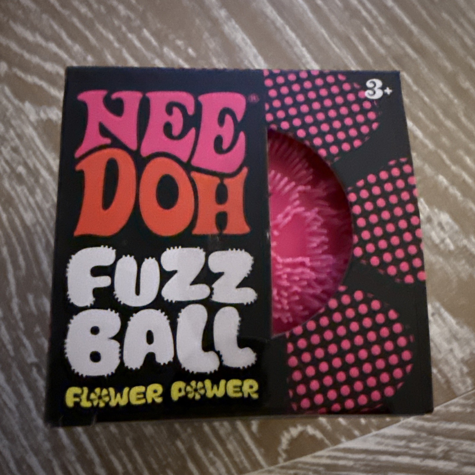 New Sealed Nee Doh Fuzz Ball Flower Power Pink Rare Viral TikTok Sold Out