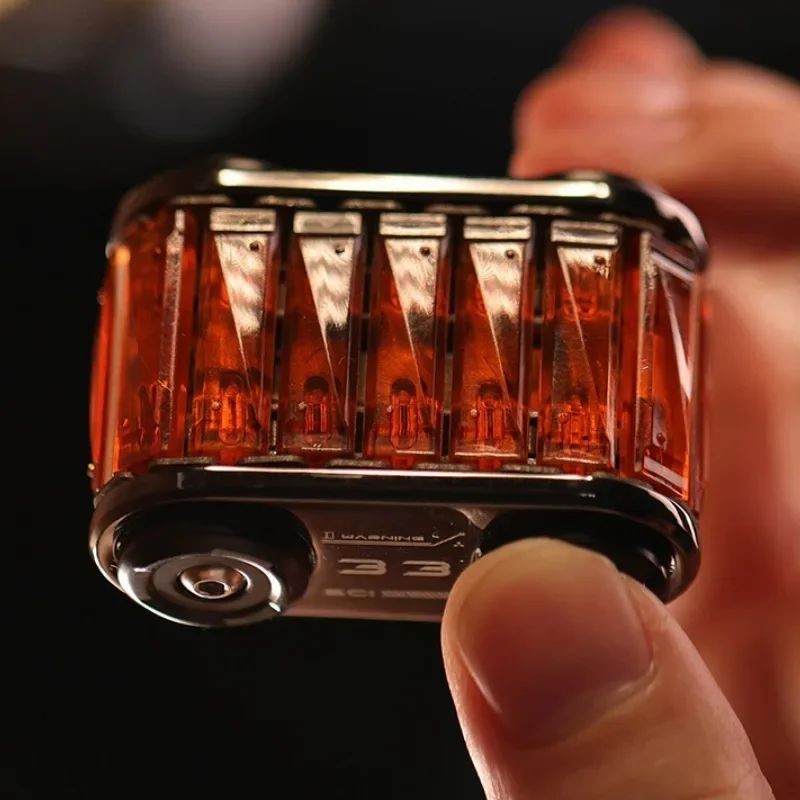 Amber Tank EDC Fidget Roller – Metal Alloy Fingertip Spinner Stress Relief Toy