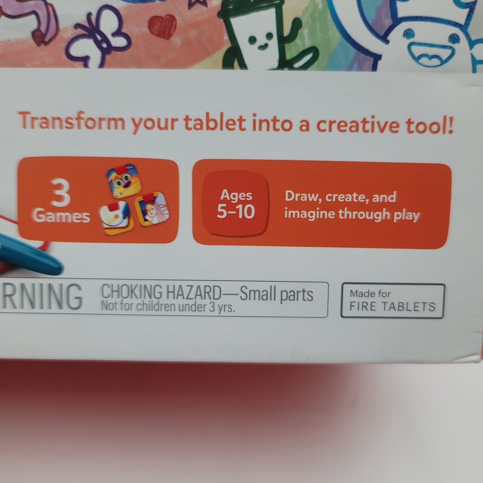 Osmo Creative Starter Kit for Fire Tablet Ages 5-10 3 Games Learning Toy NEW