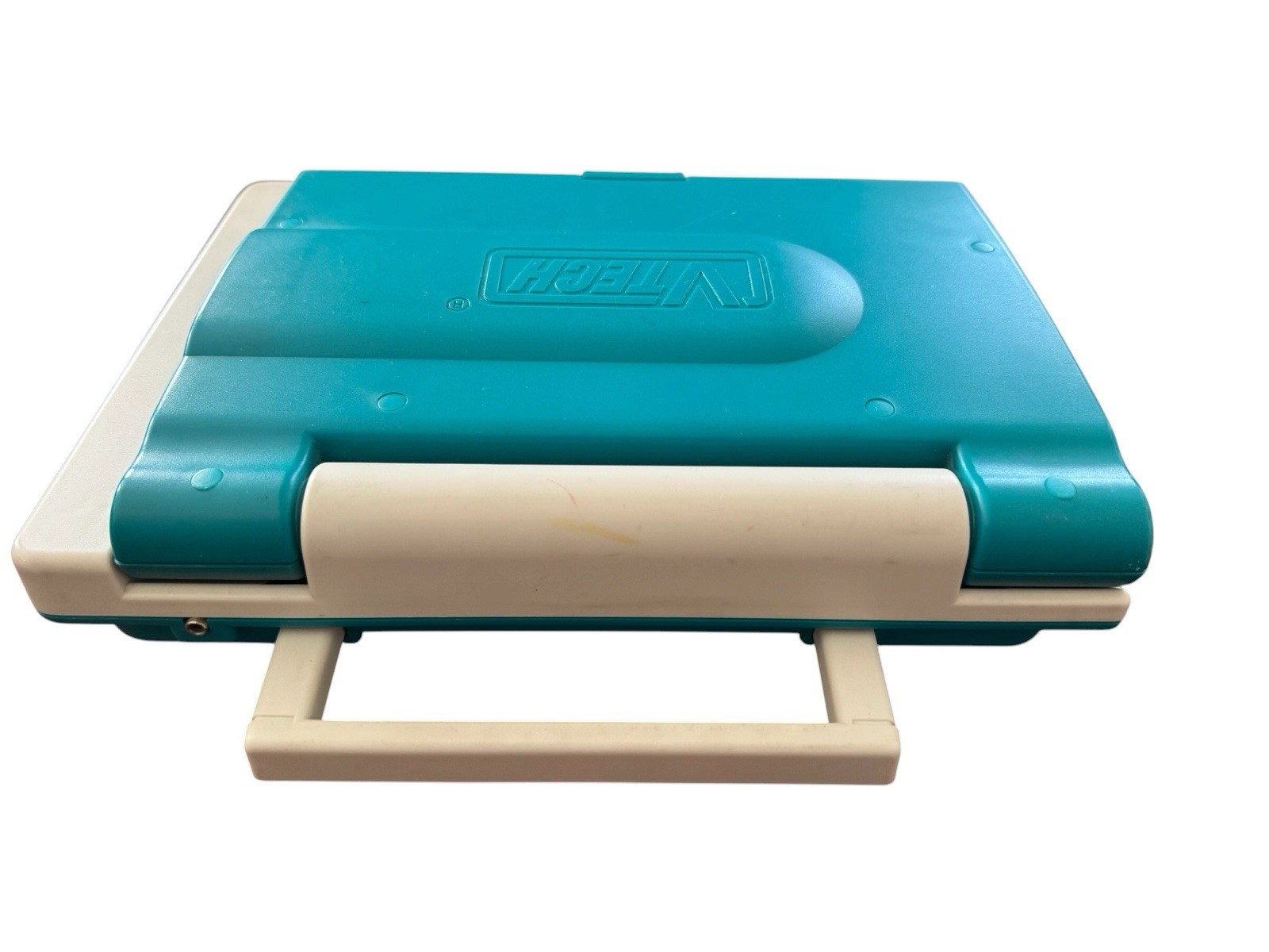 VTech Talking Whiz Kid Notebook Teal 1992 Tested Working Kids Laptop Vintage
