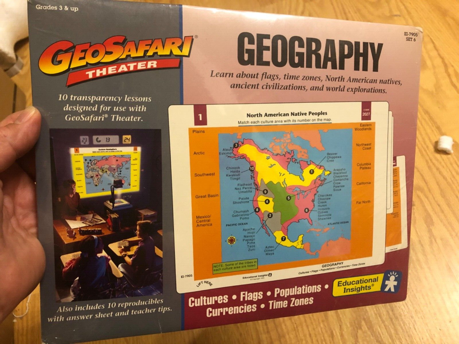 Geo Safari Theater Geography Cultures Flags Populations Transparency Lessons