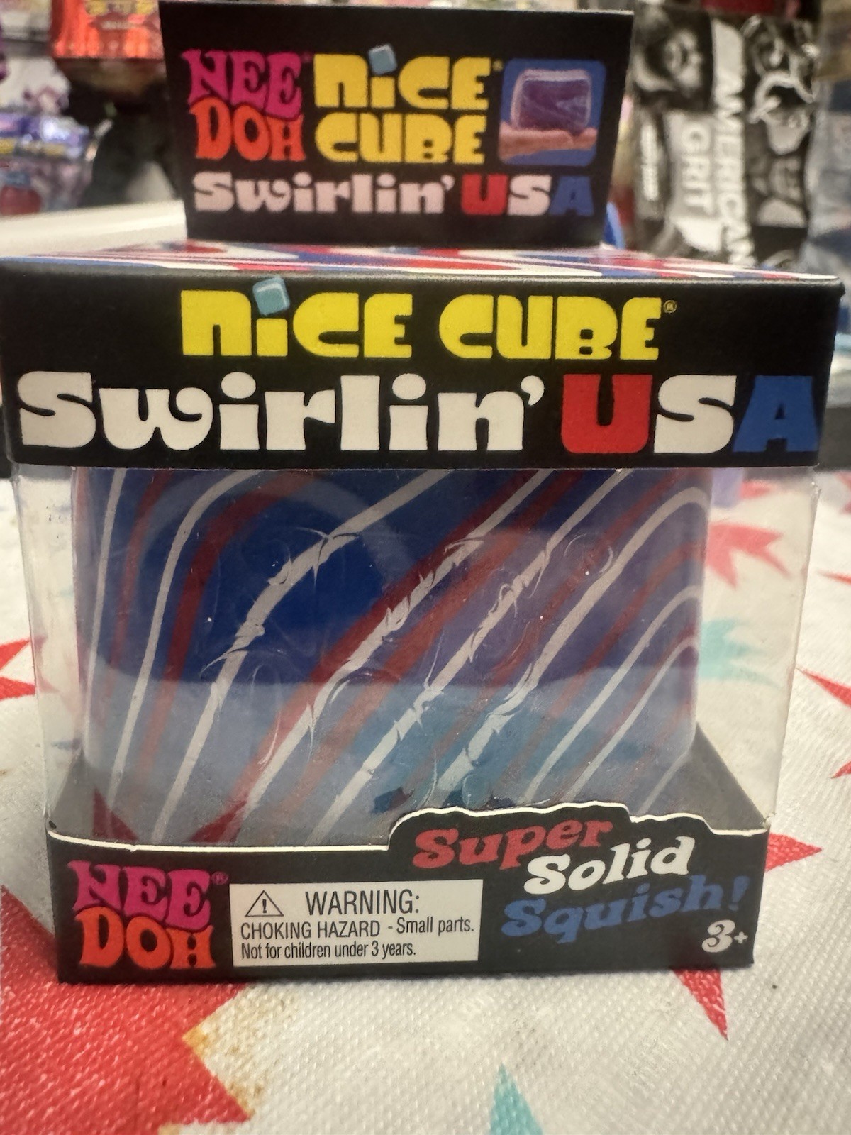 NeeDoh Nice Cube Swirlin’ USA 🇺🇸 America 250th Birthday celebration