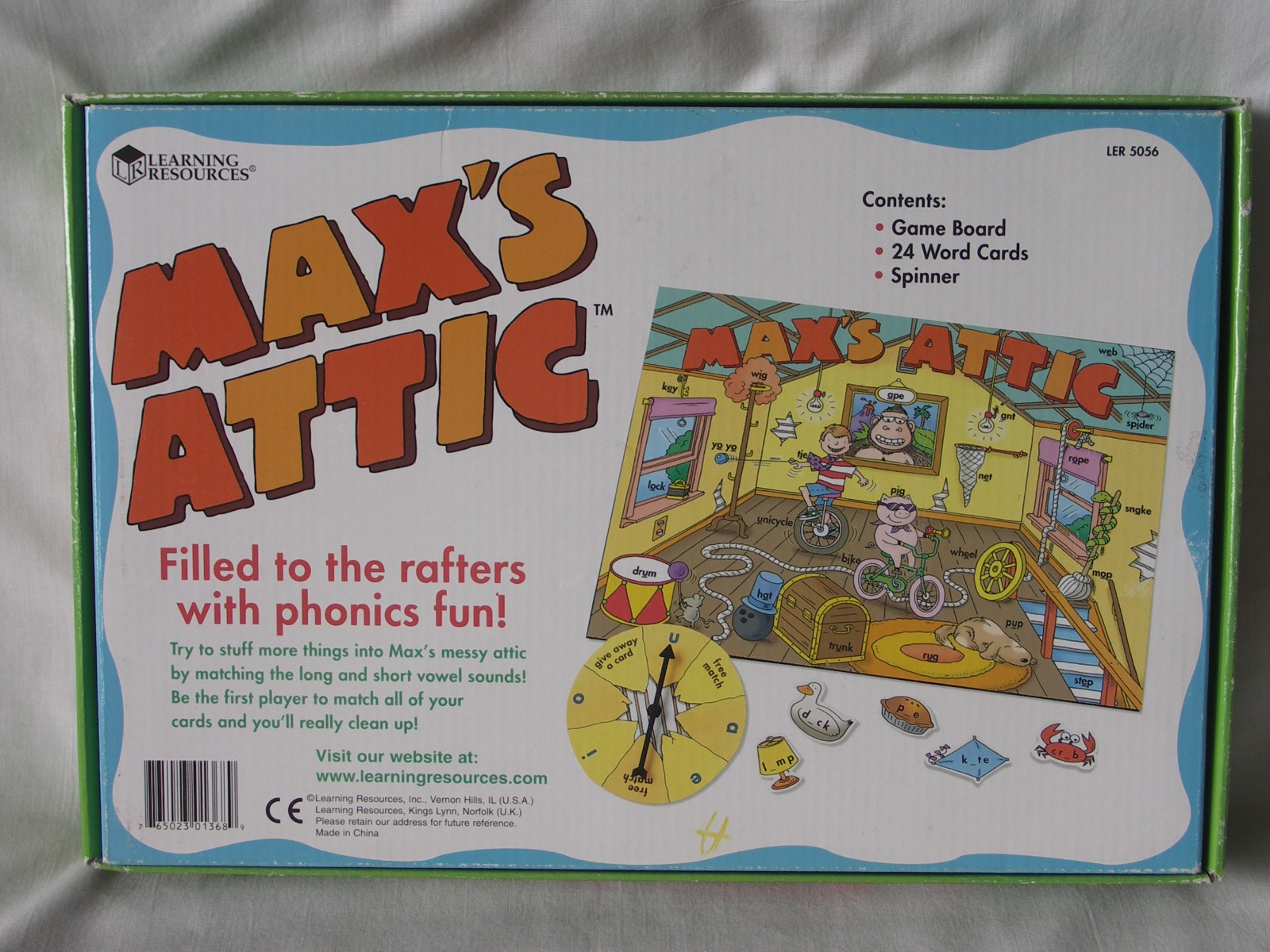 Max’s Attic Phonics Game Long & Short Vowels Learning Resources Complete