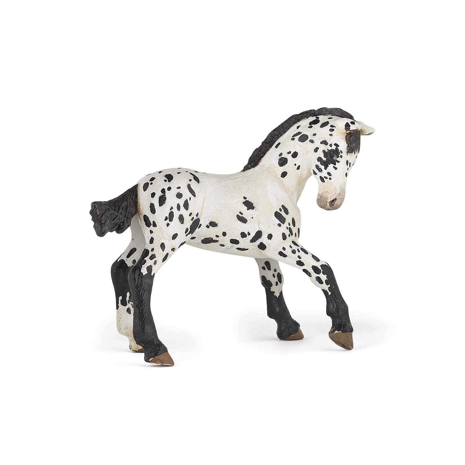 Papo – Hand-Painted – Figurine – Horses,Foals and Ponies – Black Appaloosa Foal