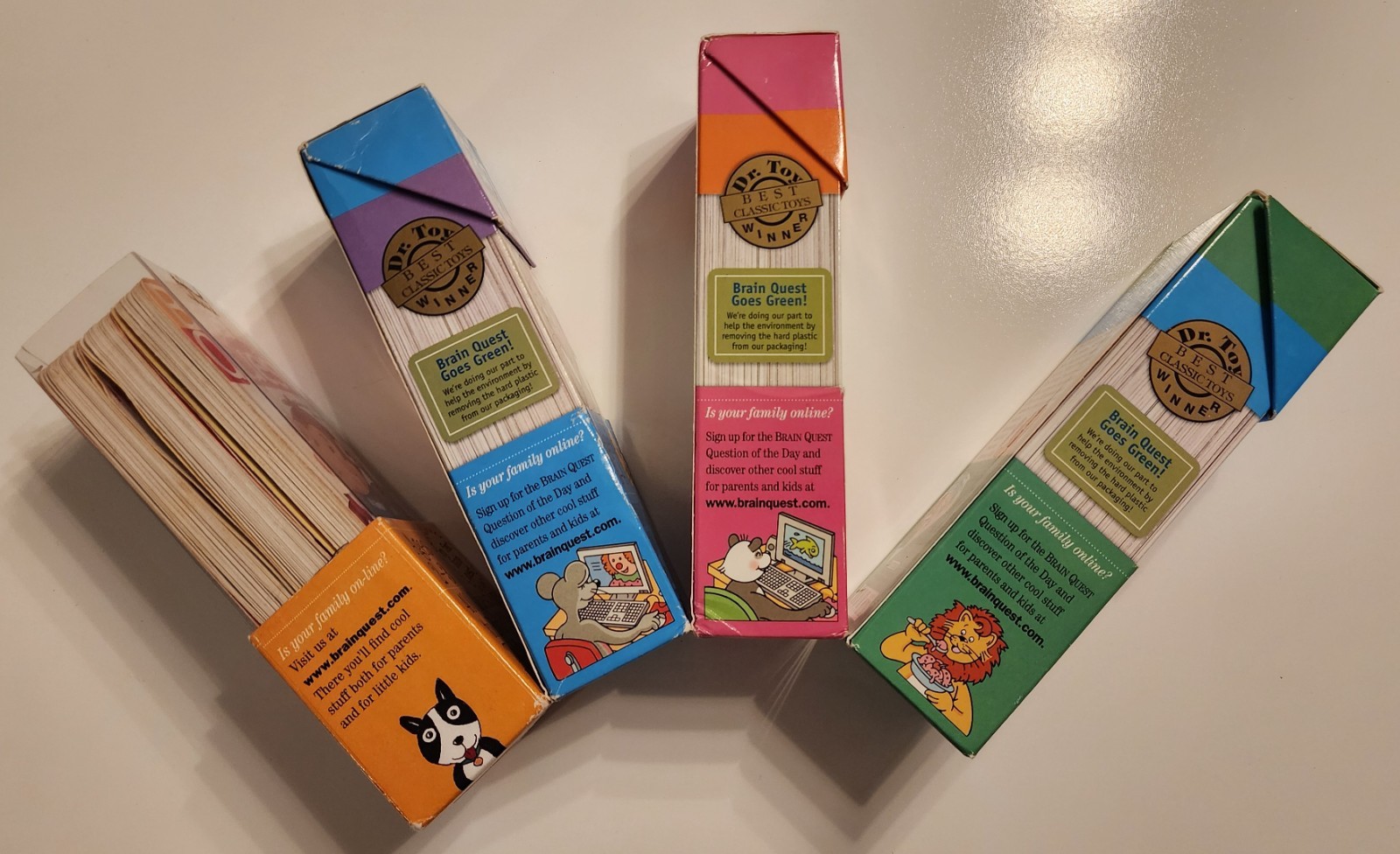 Brain Quest Smart Cards Ages 2-3, 3-4, 4-5, 5-6 Revised 3rd Edition