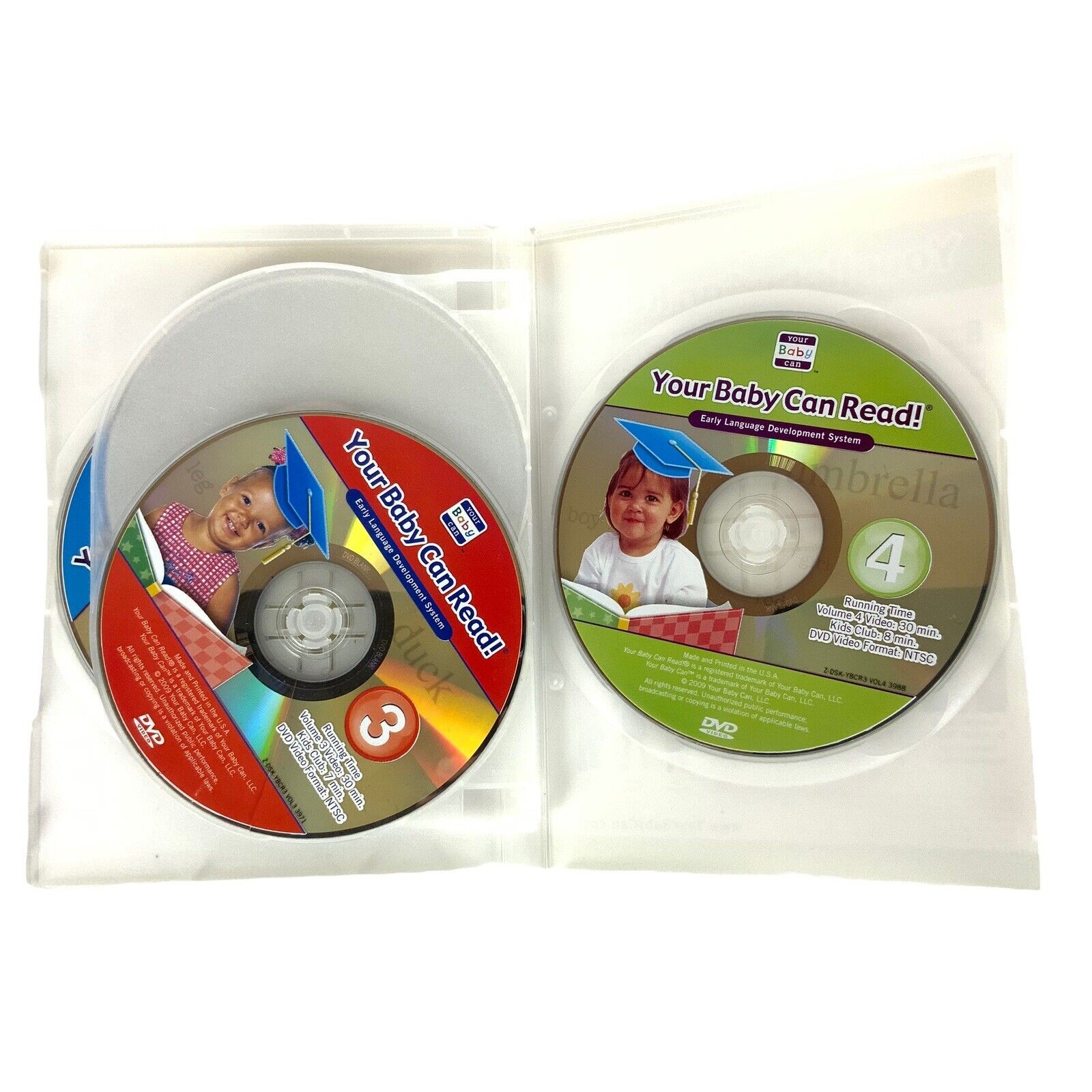 Your Baby Can Read! 4 DVD Set Robert Titzer Early Language Development System