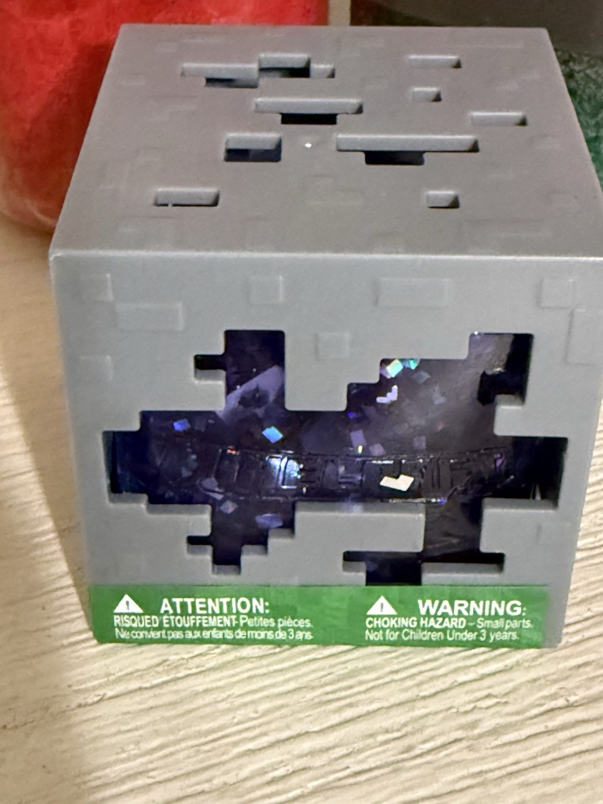 New MINECRAFT JELLY CUBES – RARE Purple Viral Squishy Nee Doh Ish Type Fidget
