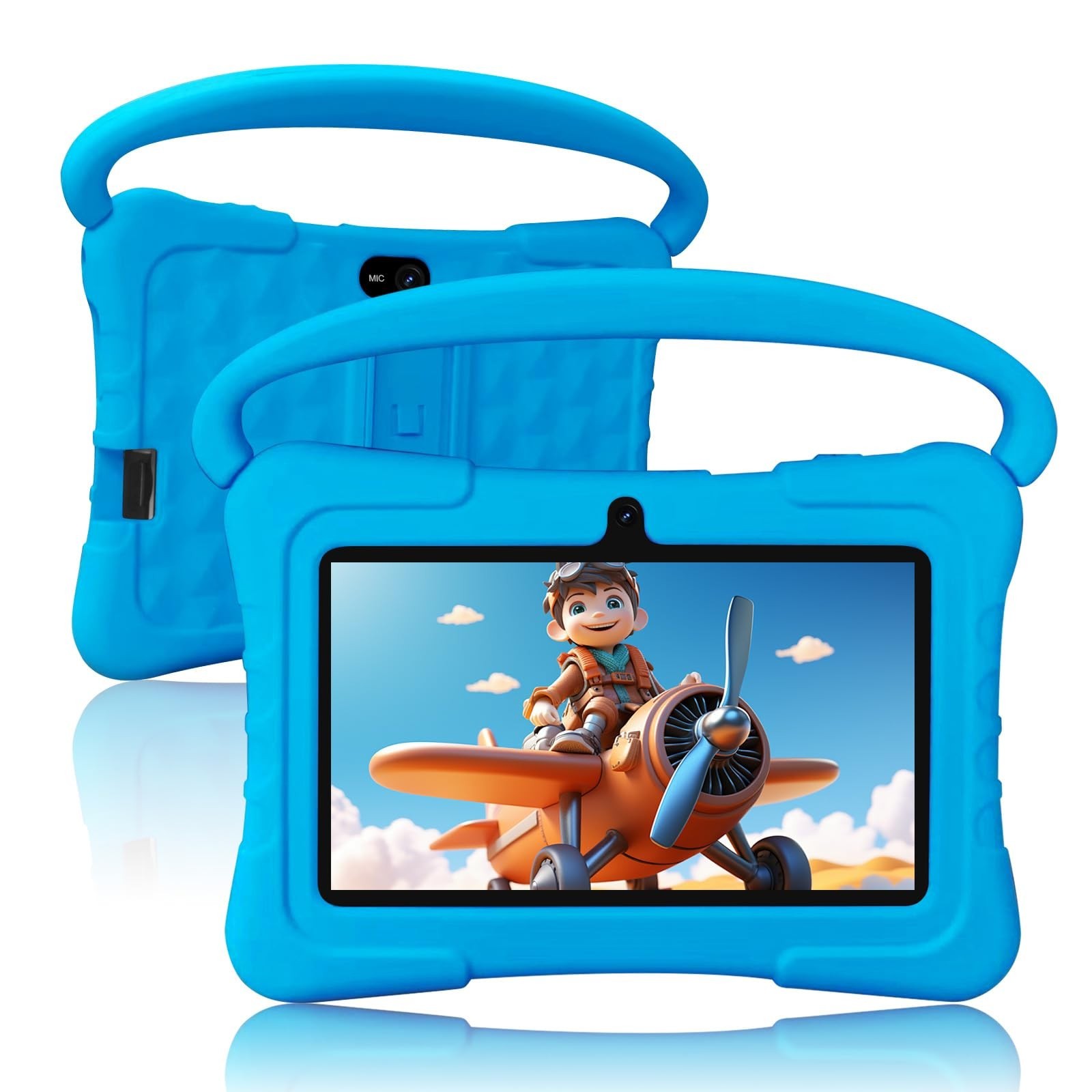 Kids Tablet Wintouch 2GB RAM 32GB ROM Android 11 Learning Education Blue Pink