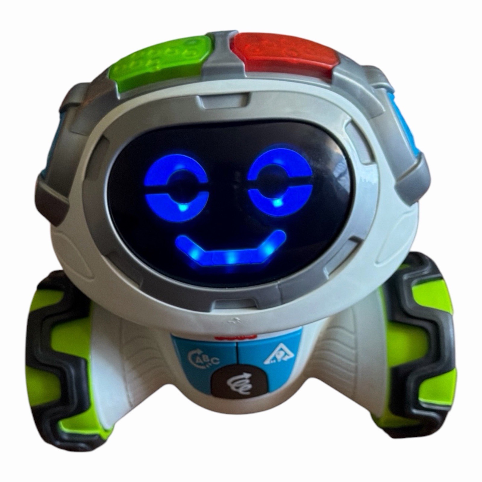 FISHER PRICE MOBI MOVI THINK N LEARN TEACH N TAG INTERACTIVE EDUCATIONAL ROBOT
