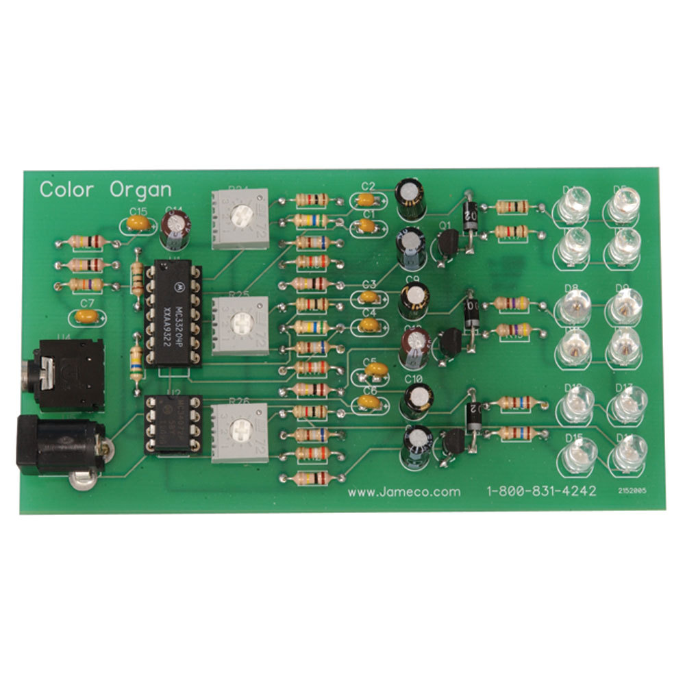 Circuit Skills: Easy LED Color Organ Kit