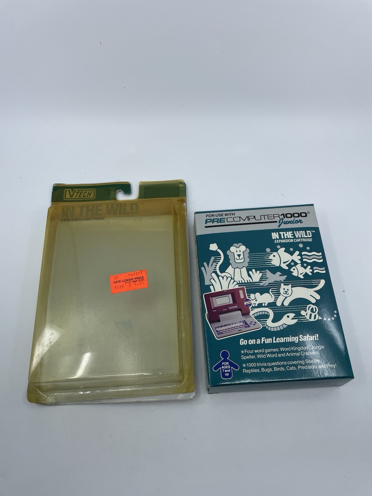 VTECH PreComputer 1000 Junior ~ In The Wild ~ Expansion Cartridge ~ 1990 Wh1-19