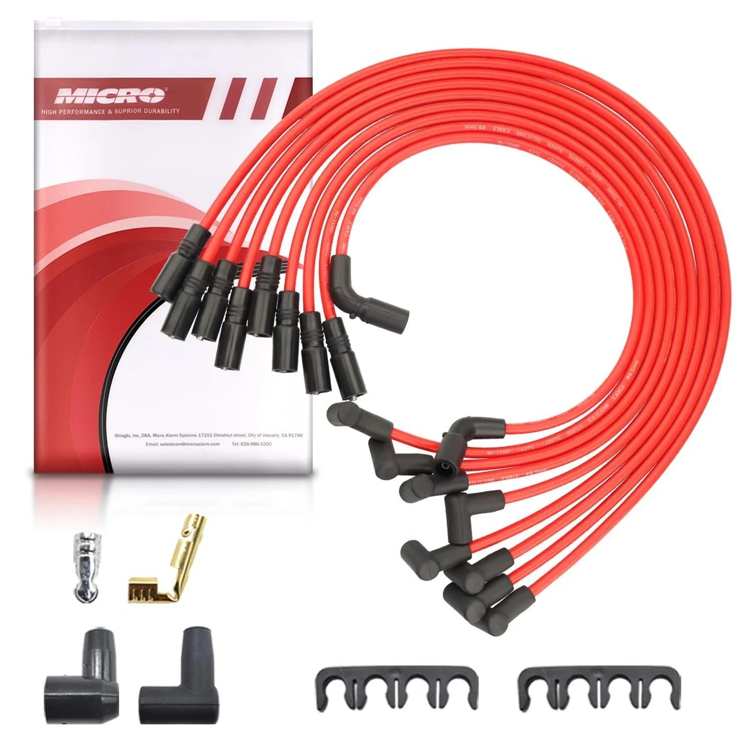 MAS Ignition Distributor & 8pcs ACDelco Platinum Spark Plugs & Wire… Fast Ship