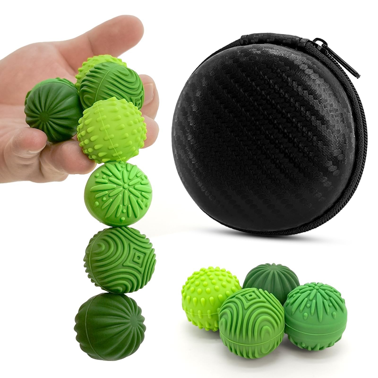 Magnetic Fidget 1.1 inches (diameter), 1.5 (height), 4pcs – Emerald