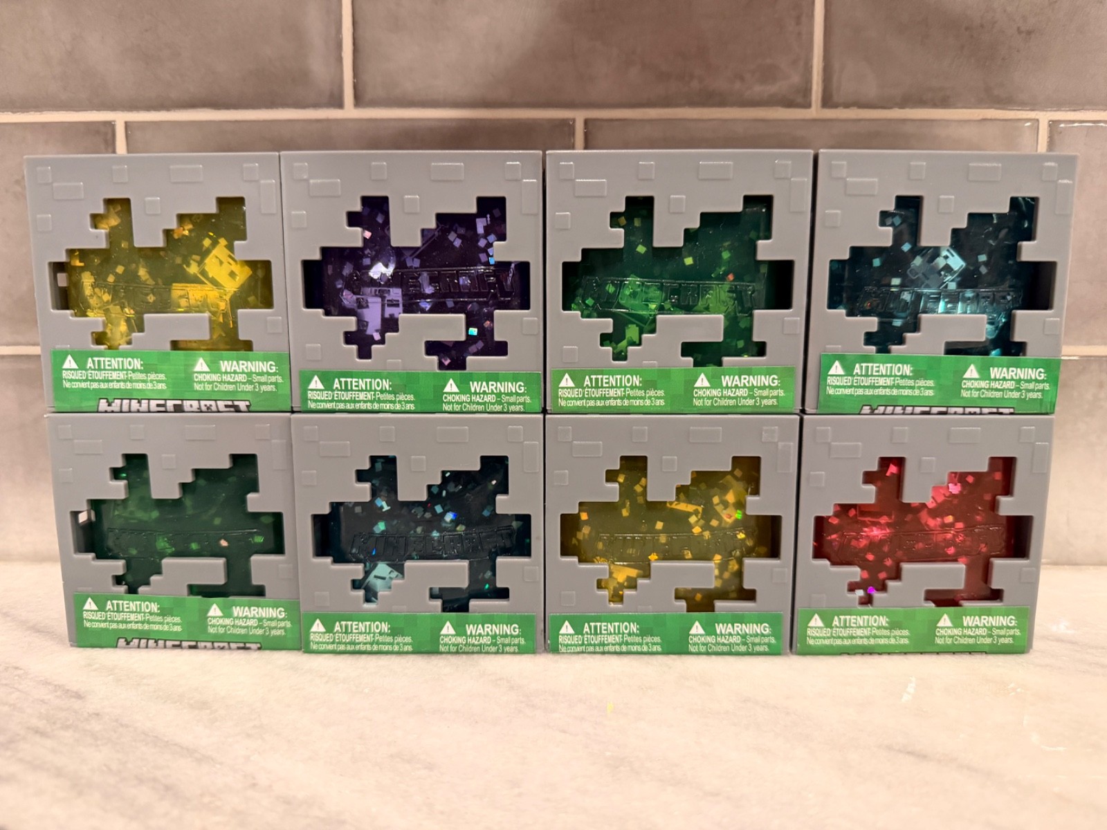 Minecraft Jelly Cubes – Viral Squishy lot of 8