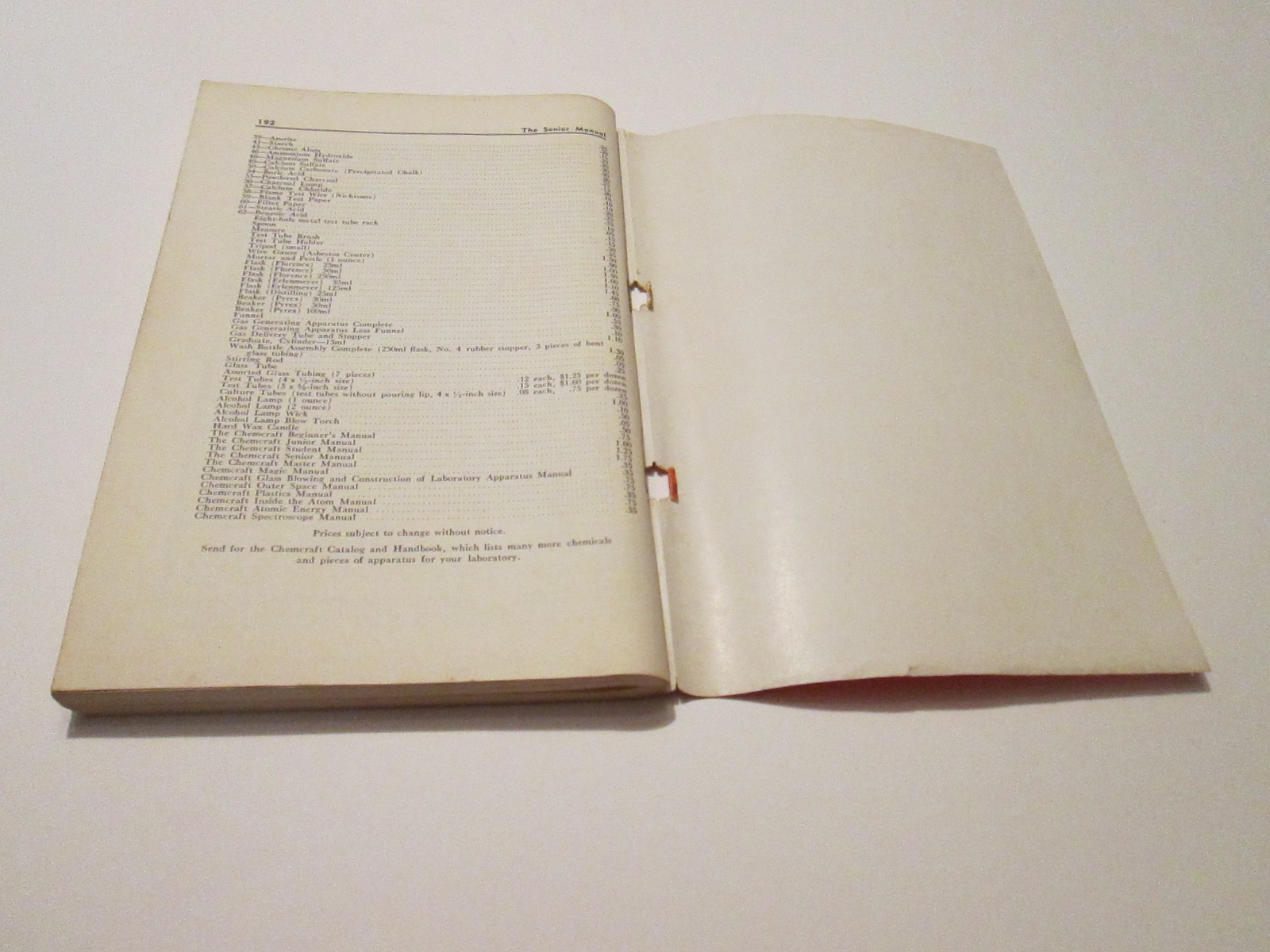 1950 Lionel Porter Chemcraft Senior Manual