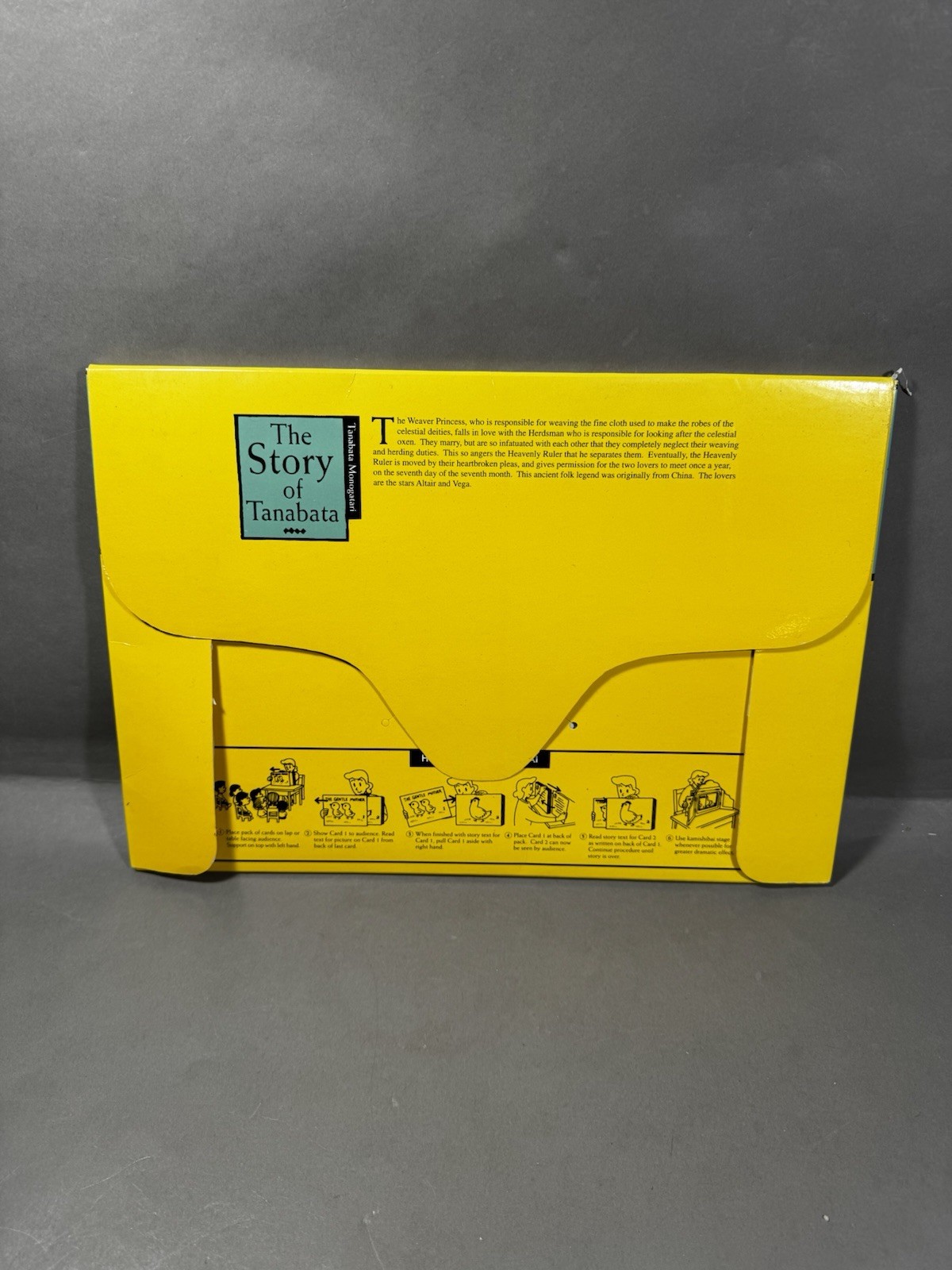 Kamishibai The Story of Tanabata Japanese Story Telling Picture Cards English