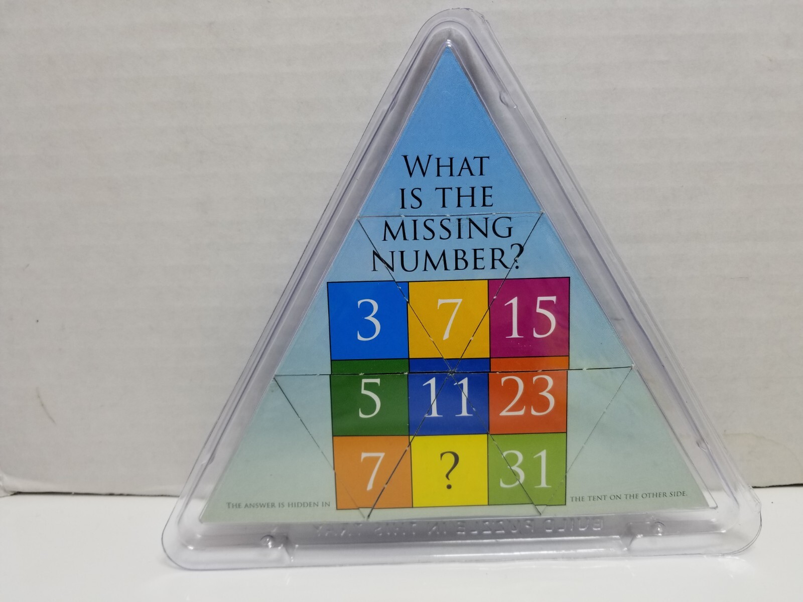 Math Pyramid Educational Puzzles Logic Skill Development Garlic Press Complete