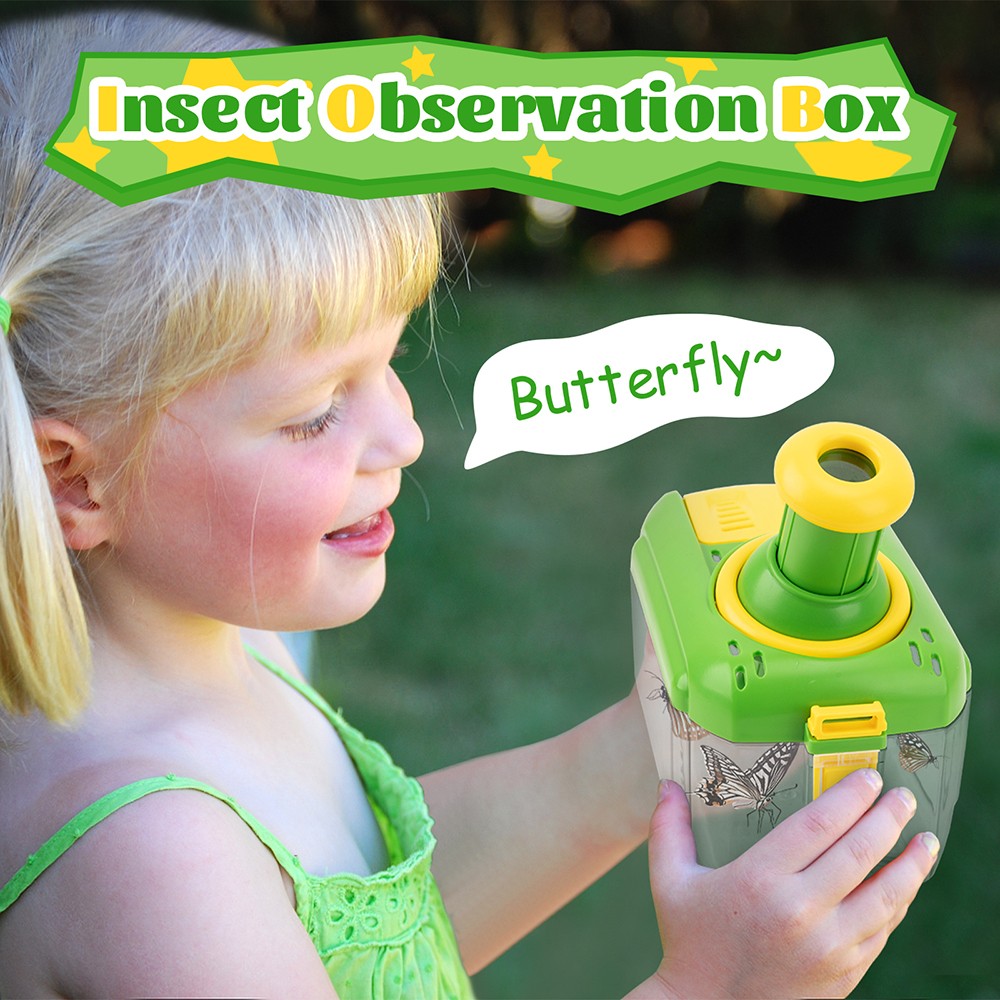 Bug Catcher Kit for Kids – Bug Catching Kit with Butterfly Net Critter Keeper