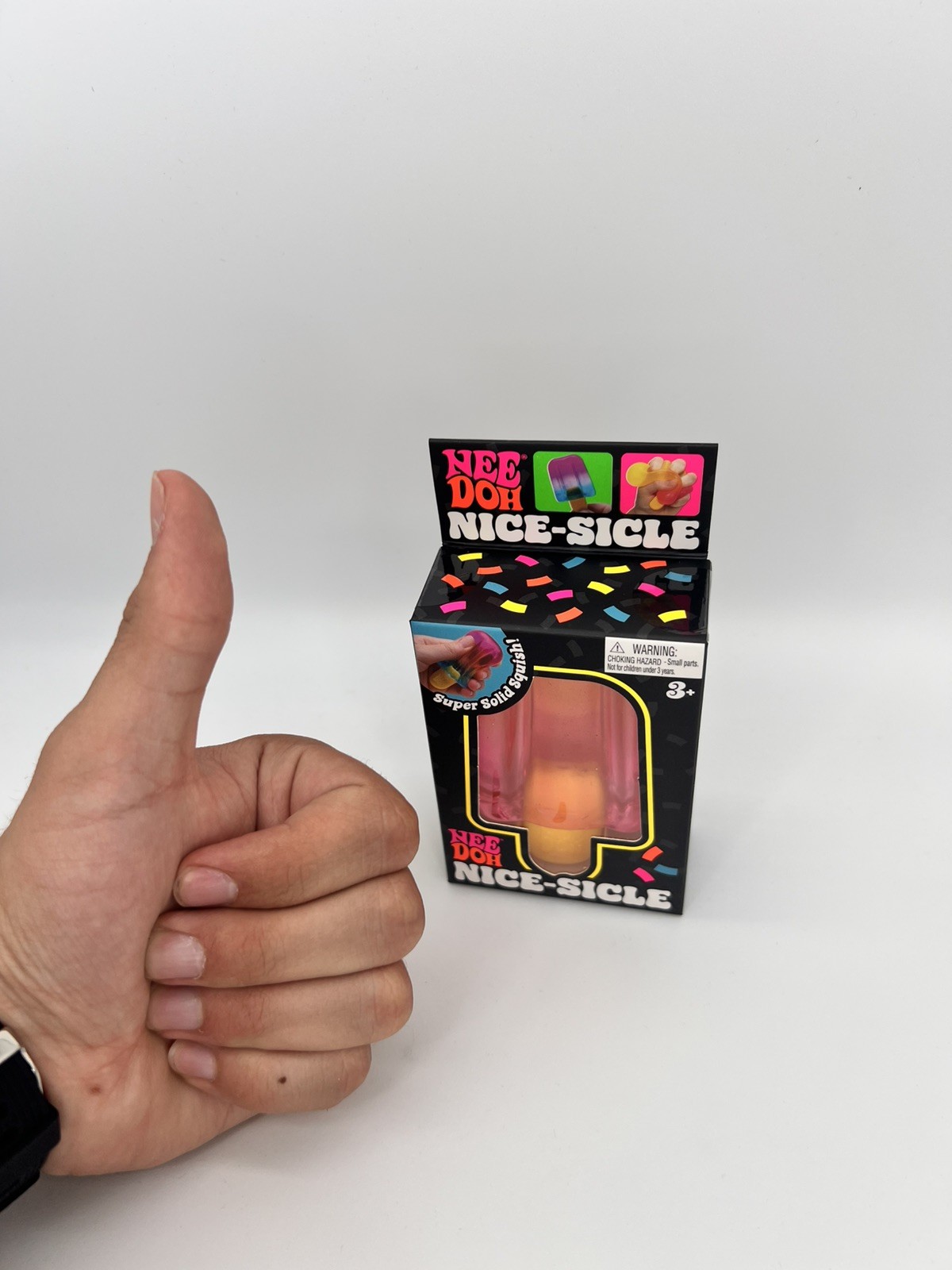 AUTHENTIC Nee Doh Nice-Sicle Popsicle Pink NEEDOH – NEW IN BOX US SELLER