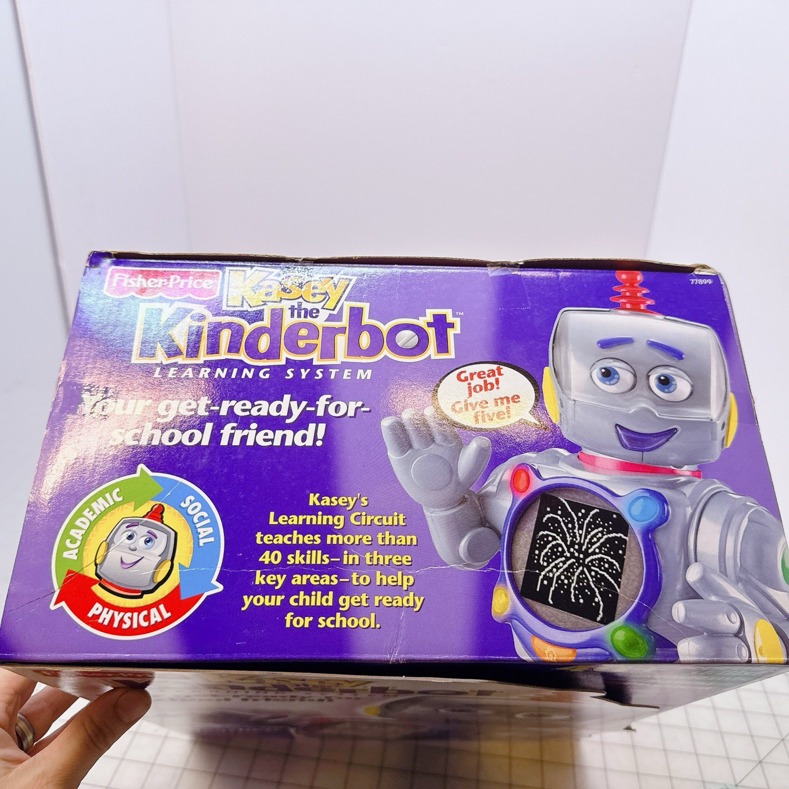 Fisher-Price Kasey the Kinderbot Learning System interactive Teaching Robot New