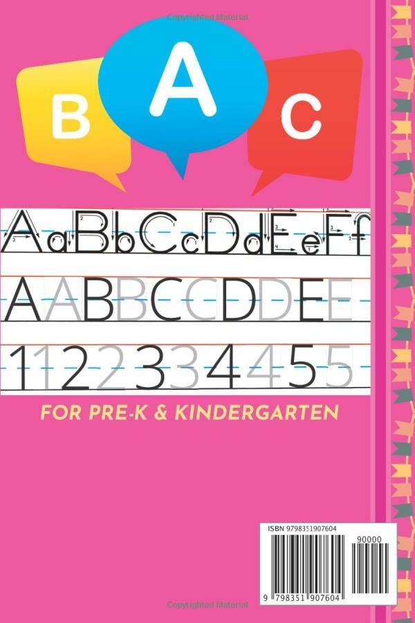 ABC Letter Tracing Practice Workbook for Kids: Learning to Write Alphabet…