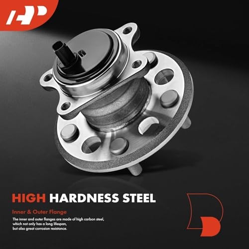 A-Premium 2 x Rear Wheel Bearing and Hub Assembly with ABS & 5-Lug Compatible