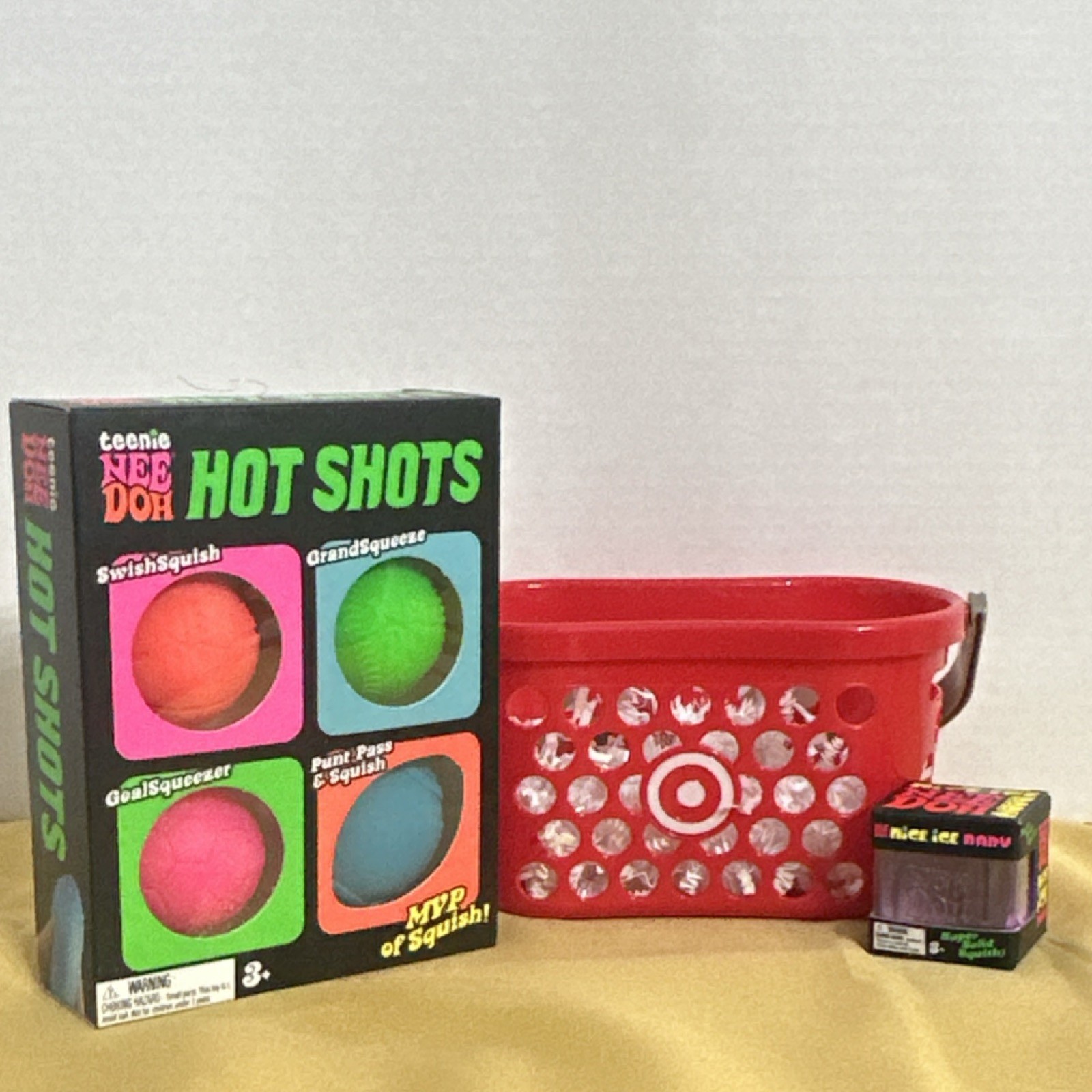 🔥🔥🔥Schylling Nee Doh Hot Shots & Nice Ice Baby Squeeze Toys 25100NAB 25336HY